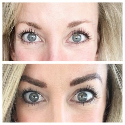 microblading before after microblade results eyebrows eyebrow spray